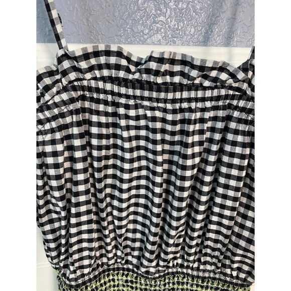 Urban Outfitters  Fremont Smocked  Contrast Stitch Dress New without tags - Picture 5 of 9